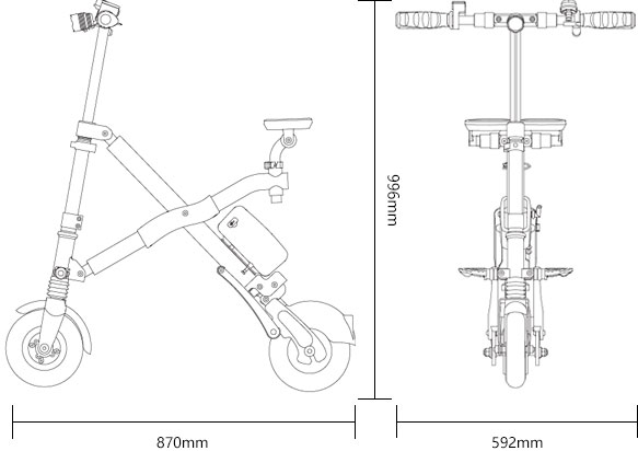 foldable e bike